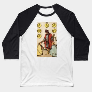 SIX OF PENTACLES Baseball T-Shirt